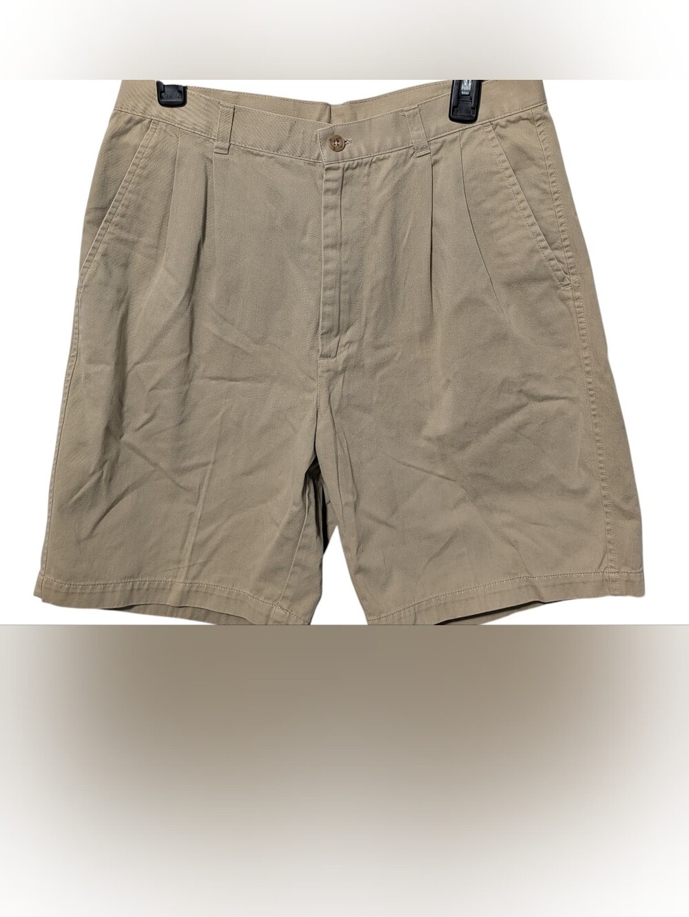 Nike Mens Size 32 Khaki Chino Shorts Preppy Gold Travel Dadcore Casual Summer